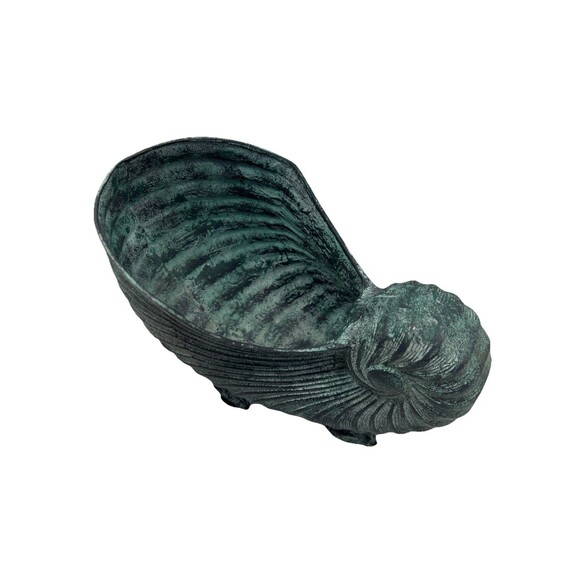 Toyo Made In Korea - 8 1/2” Vintage Snail Shaped Planter - VGC W/ Patina ‼️READ - Picture 6 of 7